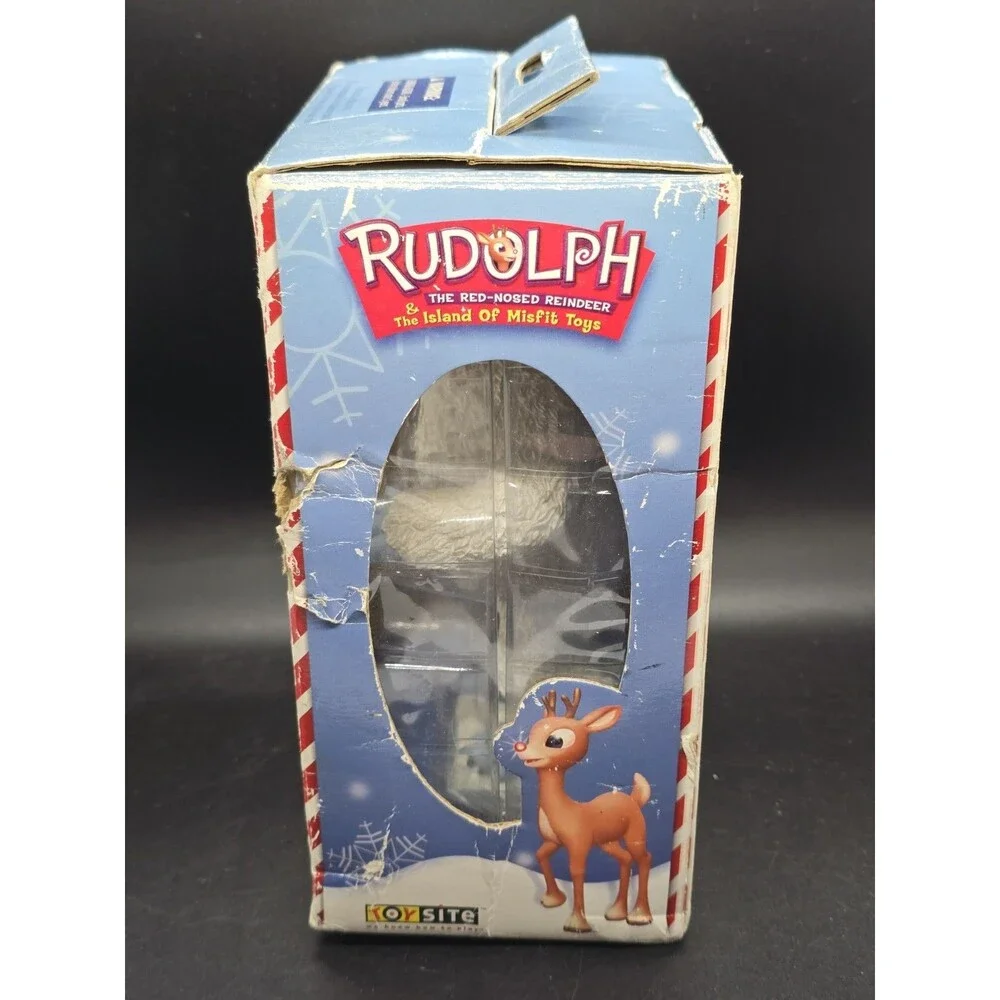 Toy-Site Bumble Bobblehead 2001 Rudolph the Red-Nosed Reindeer In Damaged Box